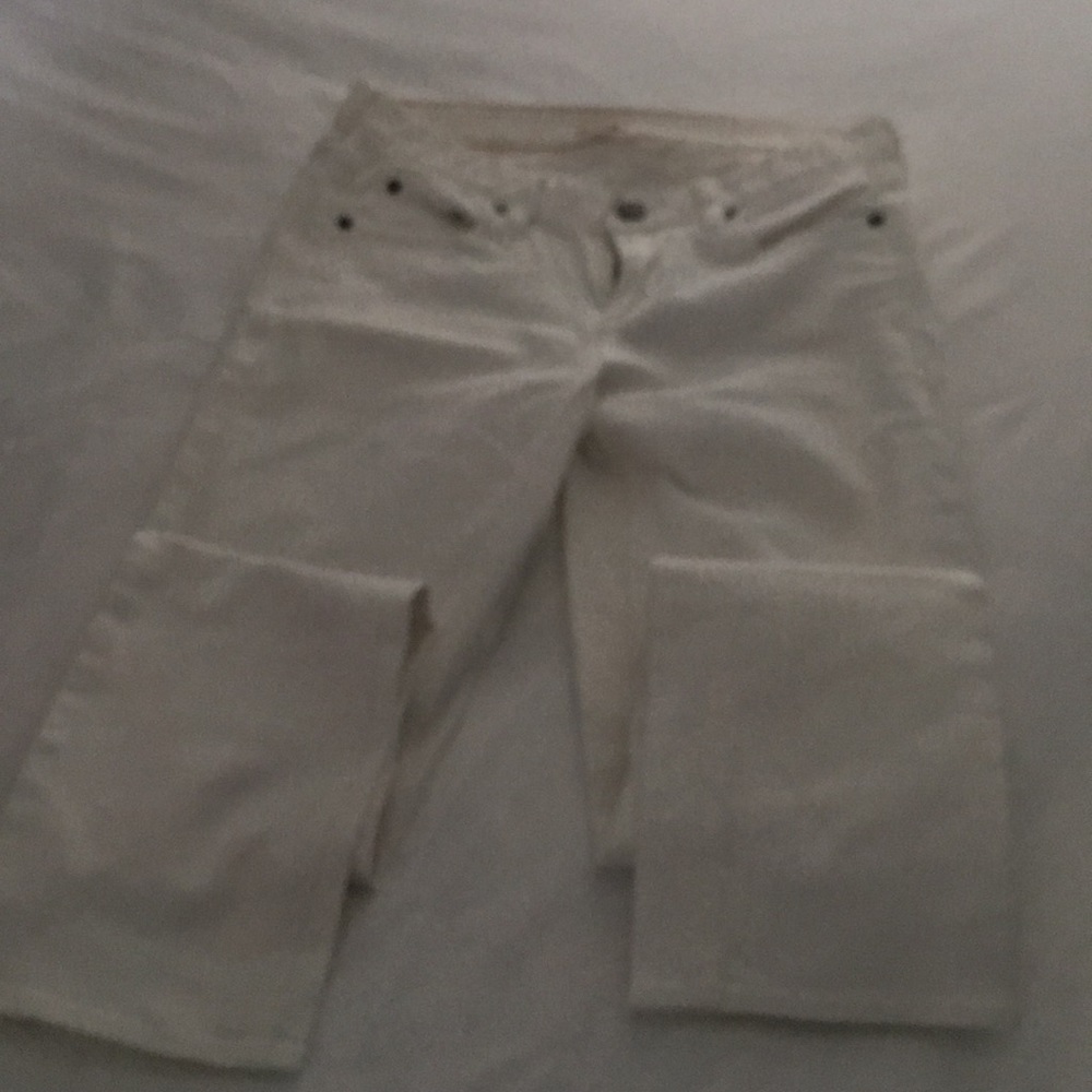 J Crew White Jean